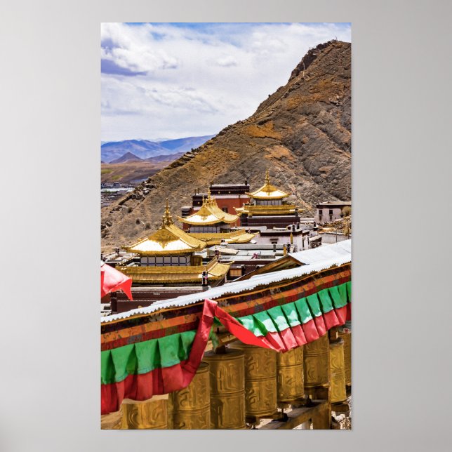 Tibet, Shigatse - Tashilumpo Monastery Poster (Front)
