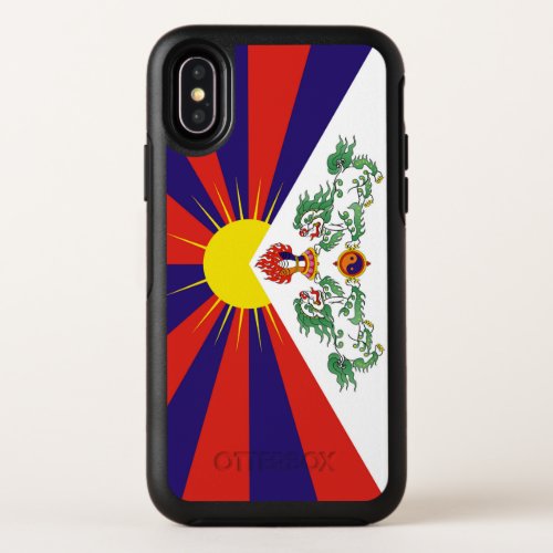 Tibet Snow Lions Tibetan flag _ The Himalayas OtterBox Symmetry iPhone XS Case