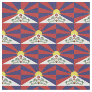 Tibet & Tibetan Flag Fabric fashion / Himalayas