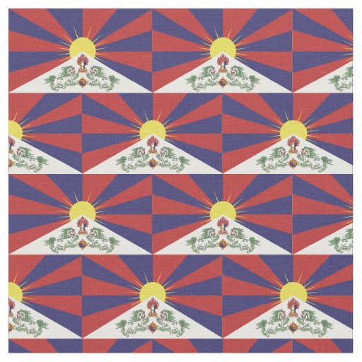 Tibet & Tibetan Flag Fabric fashion / Himalayas