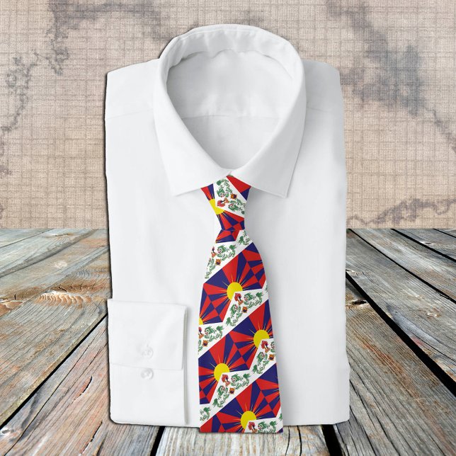 Tibet Ties, fashion Tibetan Flag, business Neck Tie (Creator Uploaded)