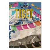 Tibet Vintage Travel Poster (Front)