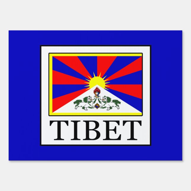 Tibet Yard Sign (Front)