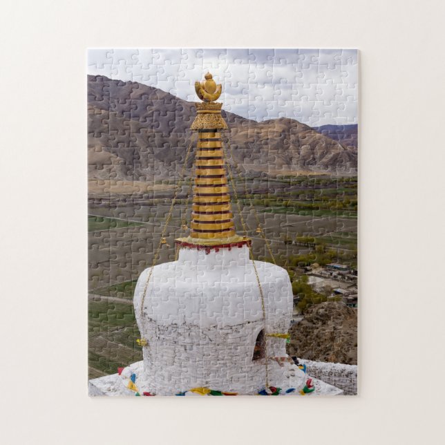 Tibet - Yumbulakhang Palace Jigsaw Puzzle (Vertical)