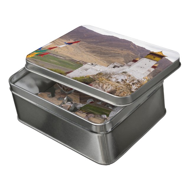 Tibet - Yumbulakhang Palace Jigsaw Puzzle (Lid Open)
