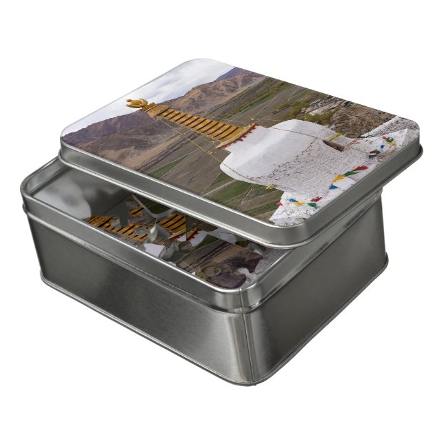 Tibet - Yumbulakhang Palace Jigsaw Puzzle (Lid Open)