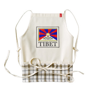 Tibet Zazzle HEART Apron