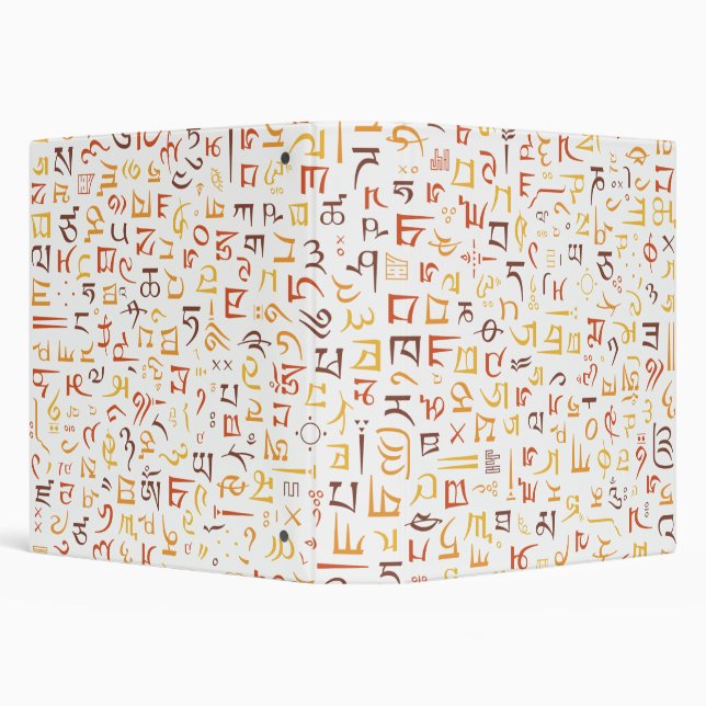 Tibetan 3 Ring Binder (Background)
