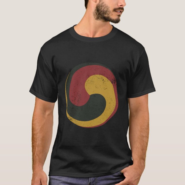 Tibetan Bon Buddhist Gankyil Symbol T-Shirt (Front)