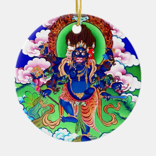 Tibetan Buddhism Buddhist Thangka Ucchusma Ceramic Ornament