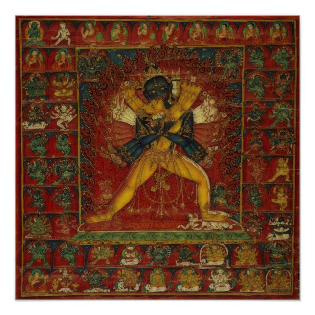 Tibetan Buddhism  Deity Kalachakra  Poster (Front)