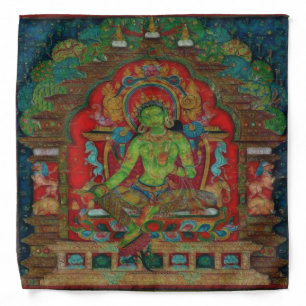 Tibetan Buddhism Green Tara Bandana