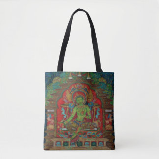 Tibetan Buddhism Green Tara Tote Bag