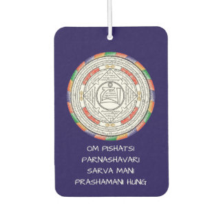 Tibetan Buddhism Parnashavari Protection Amulet Air Freshener