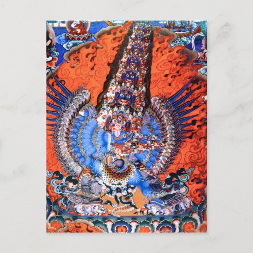Tibetan Buddhist Art Chemckok Heruka Postcard