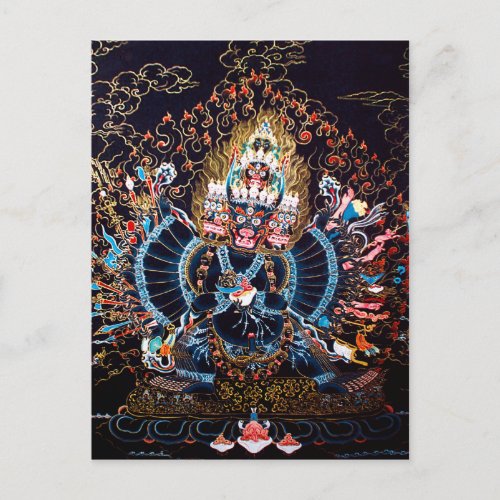 Tibetan Buddhist Art Chemckok Heruka Postcard