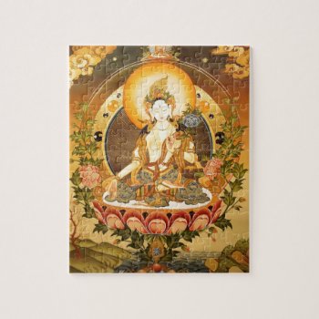 Tibetan Buddhist Art Jigsaw Puzzle by Anything_Goes at Zazzle