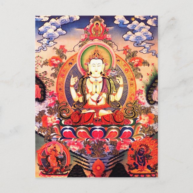 Tibetan Buddhist Art Postcard (Front)