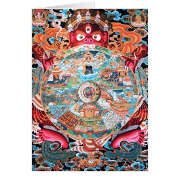 Tibetan Buddhist Art (wheel Of Life) by Anything_Goes at Zazzle