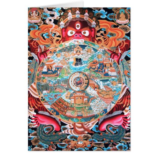 Tibetan Buddhist Art (Wheel of Life) (Front)