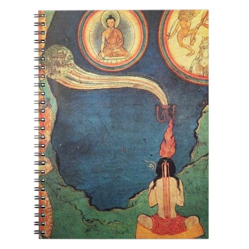 Tibetan Buddhist Depiction Of Tummo Notebook