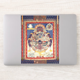 Tibetan Buddhist Wheel of Life Sticker