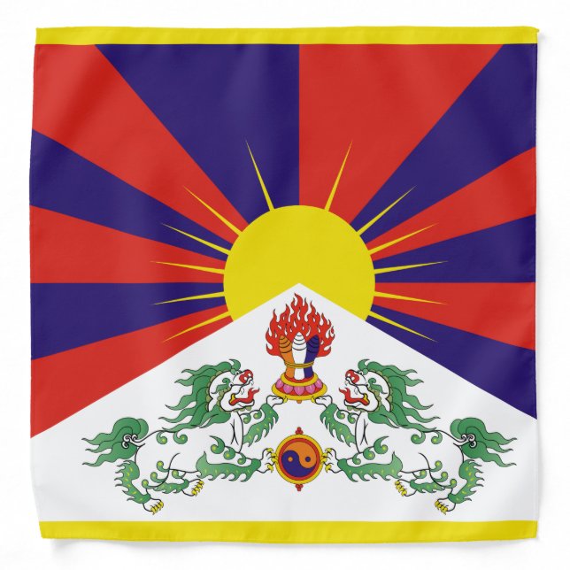 Tibetan Flag Bandana (Front)