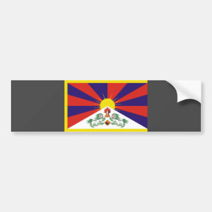 Tibetan Flag Bumper Sticker