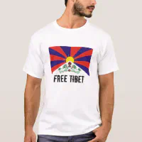 tibetan flag t shirt