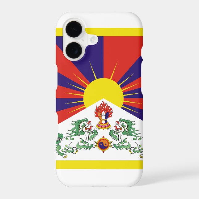 Tibetan Flag Iphone Case (Back)