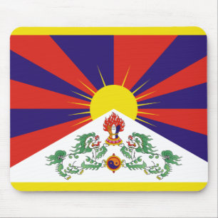 Tibetan Flag Mouse Pad