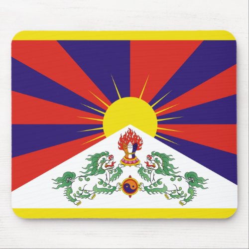 Tibetan Flag Mouse Pad