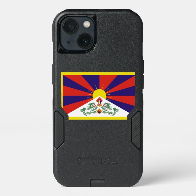 Tibetan Flag Otterbox iPhone Case (Back)