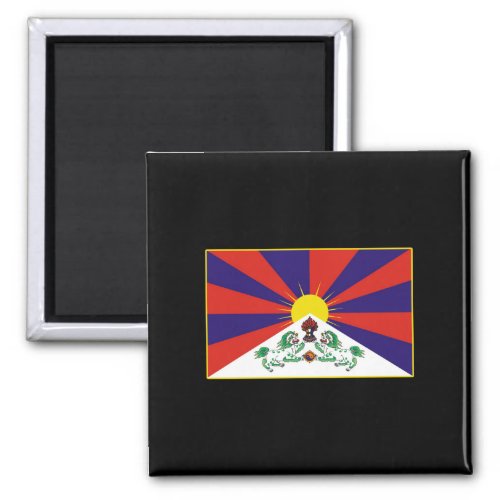 Tibetan Flag T_shirts and Gifts Magnet