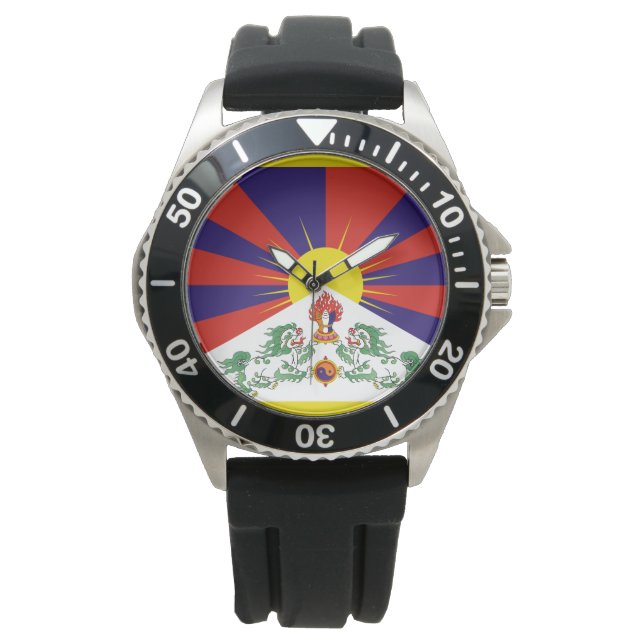 Tibetan Flag Watch (Front)