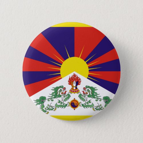 Tibetan Free Tibet Flag _ Peu Rangzen བོདརངབཙན Pinback Button