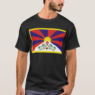 Tibetan Free Tibet Flag - Peu Rangzen བོད་རང་བཙན་ T-Shirt