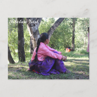 Tibetan Girl Postcard