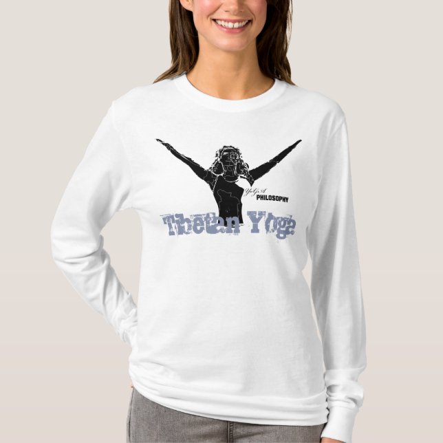 Tibetan - Girl Yoga and Boy Yoga. T-Shirt (Front)