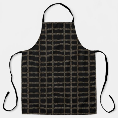 Tibetan Himalayan Many Eyes Etched Prayer Beads  Apron