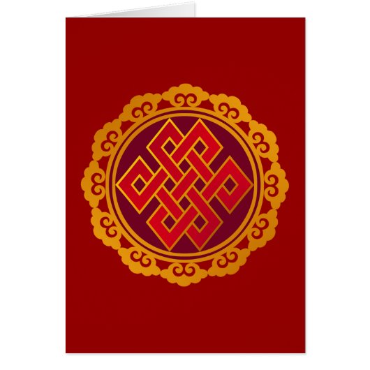 Tibetan Karma Buddhism Eternal Knot (Front)