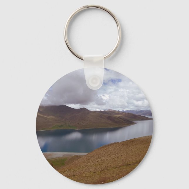 Tibetan Lake Keychain (Front)
