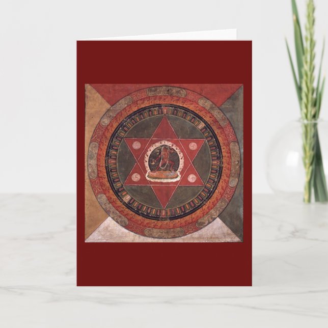 Tibetan Mandala Card (Front)