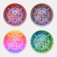 Tibetan Mandala / Coaster Set / Sera Monastery