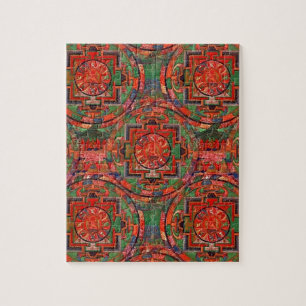 Tibetan Mandala Jigsaw Puzzle