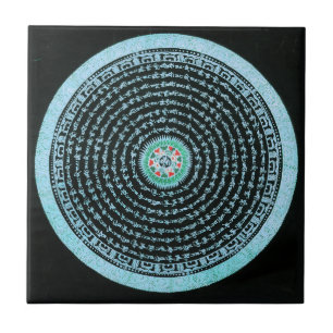 Tibetan Mandala Tile