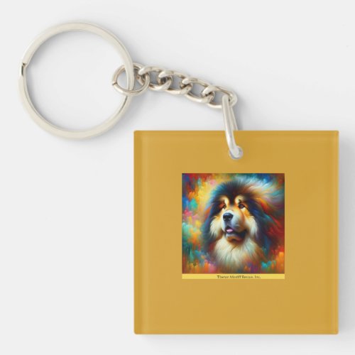 Tibetan Mastiff Acrylic Keychain