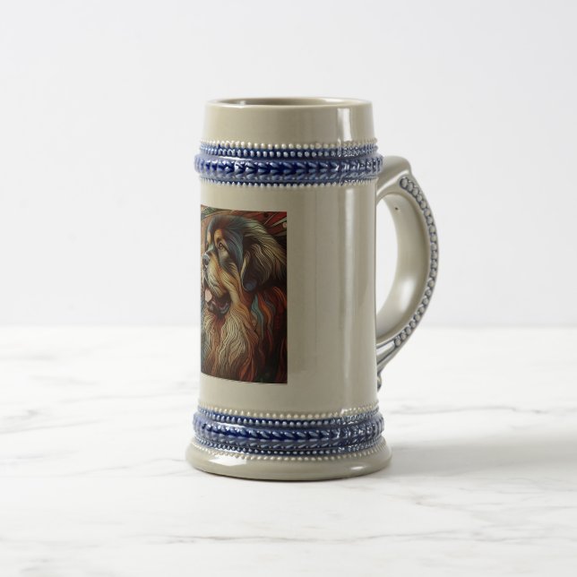 Tibetan Mastiff  Beer Stein (Front Right)