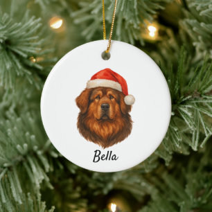 Tibetan Mastiff Ceramic Ornament