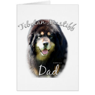 Tibetan Mastiff Dad 2 Cards